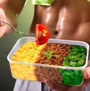 imagem do produto 💪 Kit Marombeiro Mensal – 20 Marmitas (400g a 450g cada) Com 3 tipos de proteína: frango, carne bovina e peixe 🍗🥩🐟 Nutrição reforçada e prática para um mês inteiro de refeições saborosas!