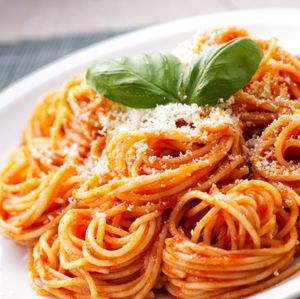 imagem do produto ESPAGUETE MASSA INTEGRAL AO MOLHO DE TOMATE NATURAL! ESCOLHA A SUA PROTEÍNA!