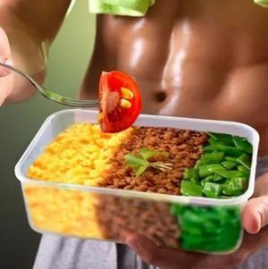 imagem do produto 💪 Kit Marombeiro Semanal – 5 Marmitas (400g a 450g cada) Com 3 tipos de proteína: frango, carne bovina e peixe 🍗🥩🐟 Ideal para quem busca uma alimentação reforçada, nutritiva e prática durante a semana!