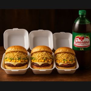 imagem do produto 03 X-TUDO + REFRI 1,5L 