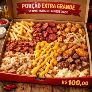 imagem do produto Porção extra grande caixa de pizza de 30 serve mais de 4 pessoas