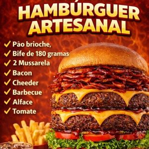 imagem do produto Hambúrguer artesanal 