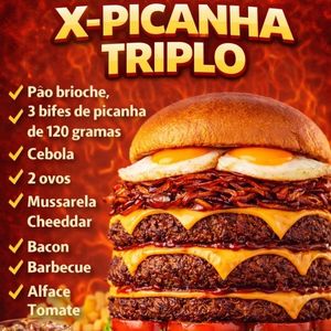 imagem do produto X picanha triplo