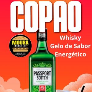 imagem do produto Copão de Whisky Passport 500 ML com Gelo de Sabor  e Energético