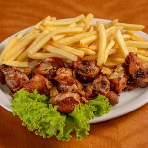 imagem do produto Filé de frango acebolado com fritas 