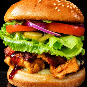 imagem do produto CHICKEN BARBECUE SALADA