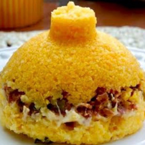 imagem do produto Cuscuz com carne moída e queijo 
