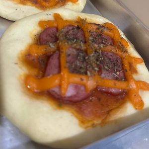 imagem do produto Mini Pizza Calabresa Com Cheedar 