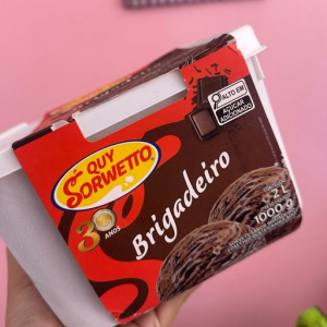 imagem do produto Sorwetto 2 litro sabor brigadeiro 