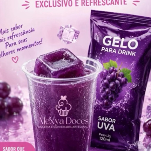 imagem do produto Gelo sabor uva 