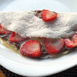 imagem do produto Tapioca Com Nutella E Morango 