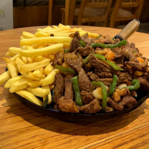 imagem do produto Porção de carne c/batata completa pequena