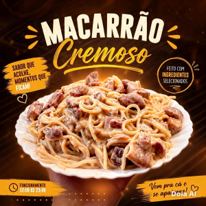 imagem do produto Macarrão cremoso grande