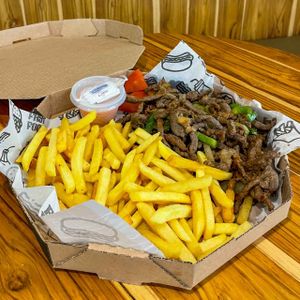 imagem do produto Porção de carne c/batata completa