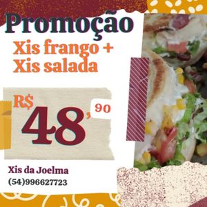 imagem do produto Promoção com quantidade limitada... Xis salada + Xis frango!