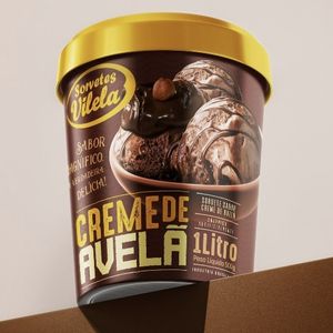 imagem do produto SORVETE CREME DE AVELÃ 1L