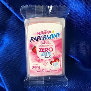 imagem do produto Papermint Frozen Lâminas Refrescantes Comestíveis Zero Açucar Morango