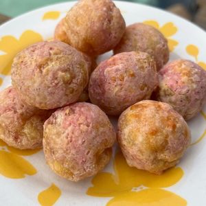 imagem do produto 24 Pães de queijo- Beterraba orgânica