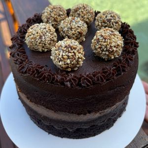 imagem do produto Bolo brownie -SEM OVO, SEM LEITE, SEM AÇÚCAR