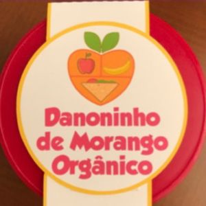 imagem do produto Danoninho de morango orgânico (250g)- rendimento: 8 porções