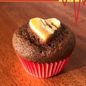 imagem do produto 6 Bolinhos de banana orgânica com cacau 100%