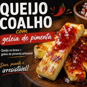 imagem do produto QUEIJO COALHO COM GELEIA DE PIMENTA 