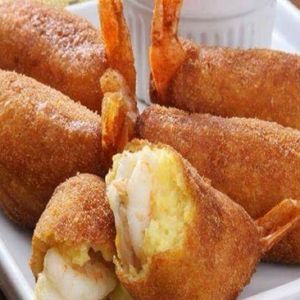 imagem do produto Porção (10) mini empanado de camarão 