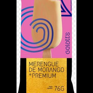 imagem do produto Picolé merengue de morango premium 