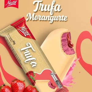imagem do produto Picolé trufa morangurte