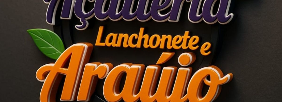 Açaiteria e lanchonete Araújo logo