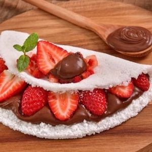 imagem do produto Tapioca Nutella com morango