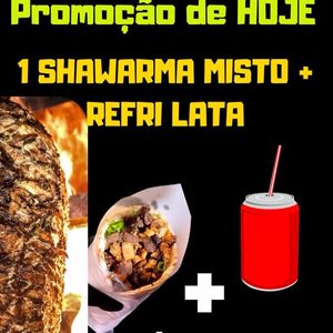 imagem do produto SHAWARMA MISTO + REFRI LATA