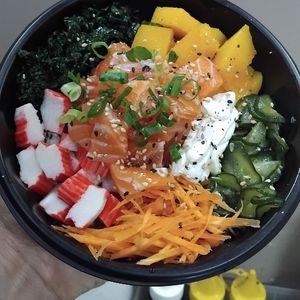 imagem do produto Poke salmão padrão 600 gr