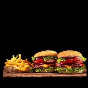 imagem do produto 2  Hamburgão de carne ganha uma fritas 