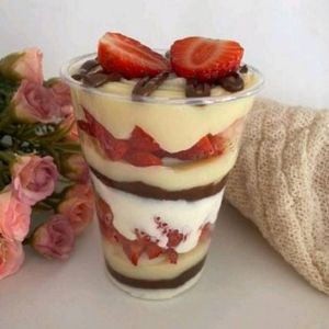 imagem do produto Copo da Felicidade - Ninho, Morango e Nutella - 300ml