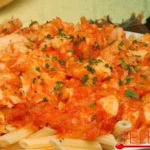 imagem do produto Penne com tilápia ao molho de tomate