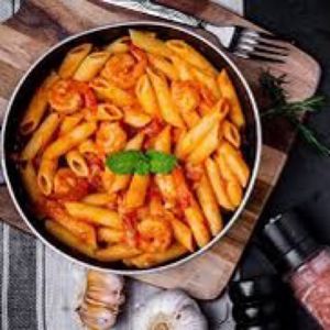 imagem do produto Penne de camarão ao molho de tomate