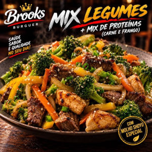 imagem do produto Mix legumes+Mix de proteínas(carne e frango)