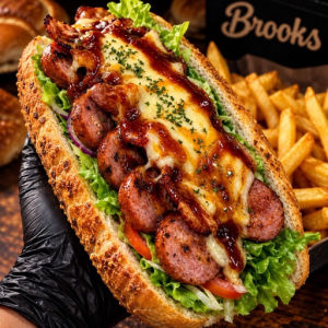 imagem do produto Churrasquinho de Linguiça Toscana e Fritas