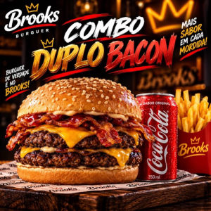 imagem do produto Combo Duplo Bacon