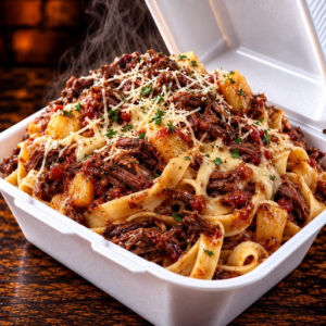 imagem do produto Macarrão Carne seca Mandioca e queijo