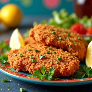 imagem do produto Frango a milanesa completa com purê