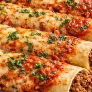 imagem do produto Panqueca de carne completa com fritas