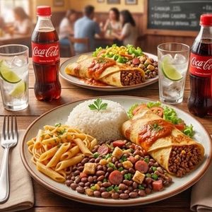 imagem do produto COMBO CASAL REFORÇADO - DUAS MARMITAS DE PANQUECA + 2 GOOB PEQUENO