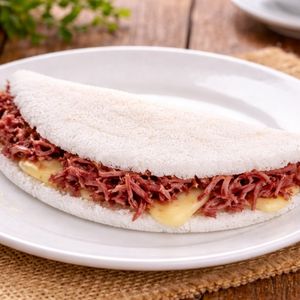 imagem do produto  Tapiocas de carne seca