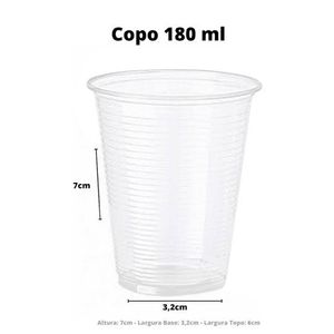 imagem do produto Copo 180ml 100un.