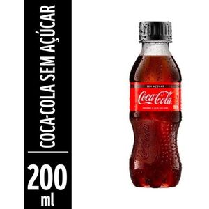 imagem do produto Coca Cola Zero pet 200ml 12 un.