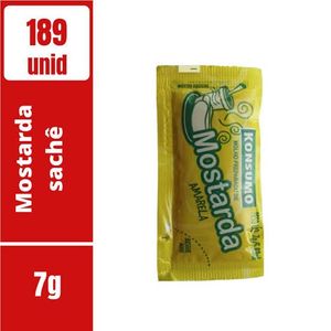 imagem do produto Mostarda sachê caixa (as marcas podem variar)