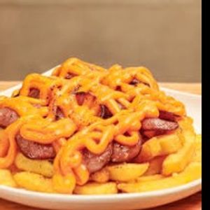 imagem do produto Batata frita com calabresa, cheddar, barbecue.