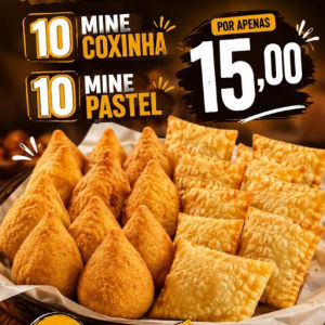 imagem do produto Mine coxinha+Mine pastel 